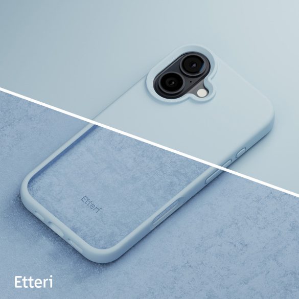Etteri Silicone tok iPhone 16 Plus - világoskék