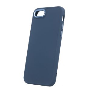 Satin tok iPhone 7/8/SE 2020/SE 2022 - sötétkék