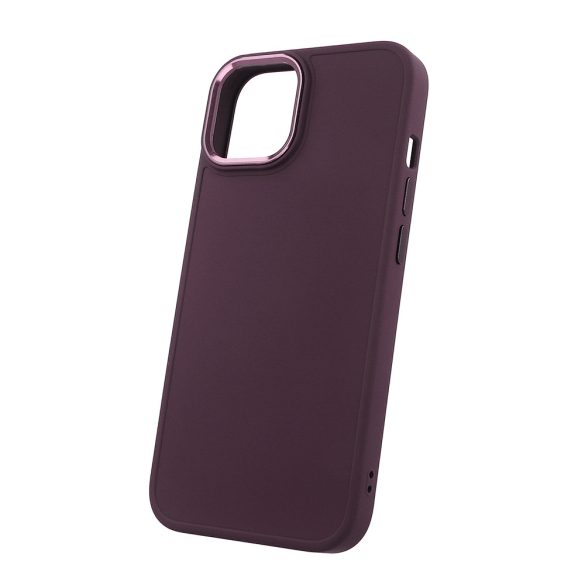 Satin tok iPhone 14 - bordó