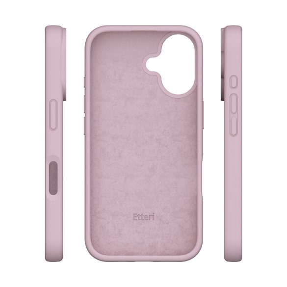 Etteri Silicone tok iPhone 16 Plus - halvány rózsaszín