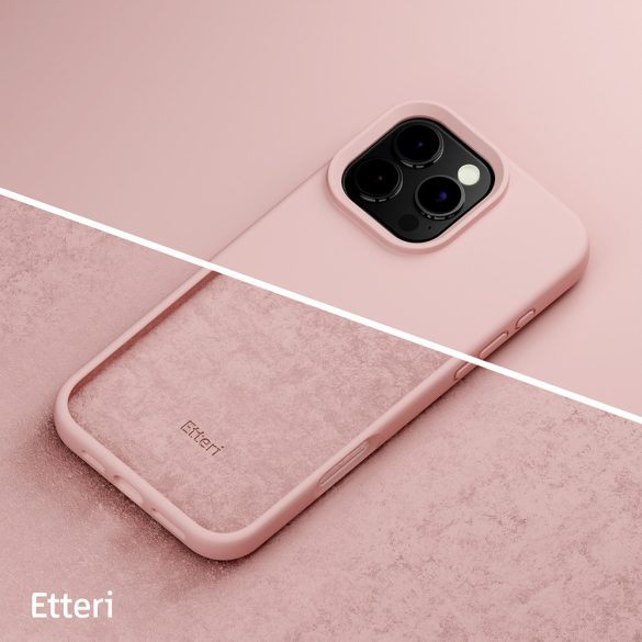 Etteri Silicone tok iPhone 16 Pro Max - halvány rózsaszín