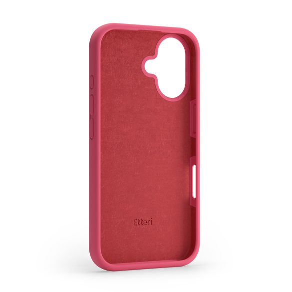 Etteri Silicone tok iPhone 16 Plus - málnapiros