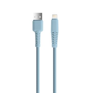 Setty KSA-L-1.526 USB-A - Lightning kábel 2.1A 1.5m - kék