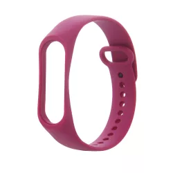 Szilikon szíj Xiaomi Mi Band 5/6 málnapiros