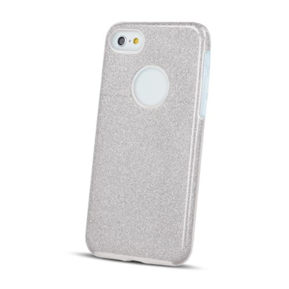 Glitter tok iPhone 14 Pro - ezüst színű