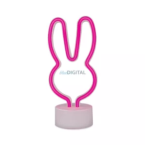 Neon állványon LED NYUSZI rózsaszín USB-C FSC-10 Forever Light