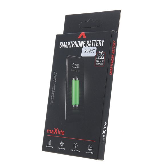 Maxlife akkumulátor Nokia 5310 / 6600 fold / 6700s / 7210 / 2720 / X3 BL-4CT 800mAh