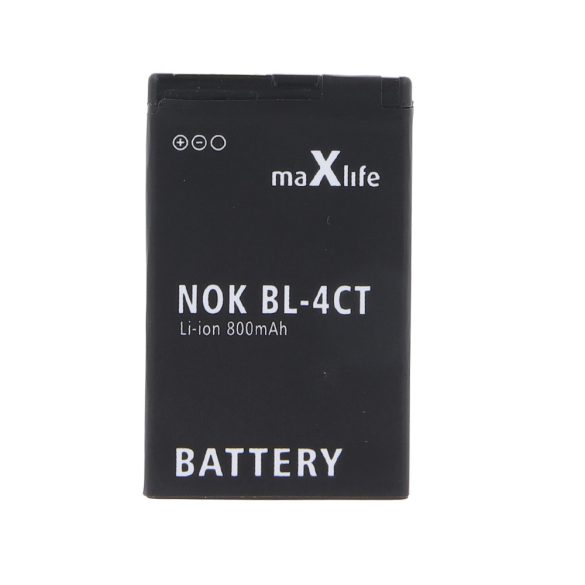 Maxlife akkumulátor Nokia 5310 / 6600 fold / 6700s / 7210 / 2720 / X3 BL-4CT 800mAh