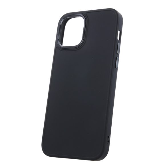 Satin tok iPhone 12/12 Pro - fekete