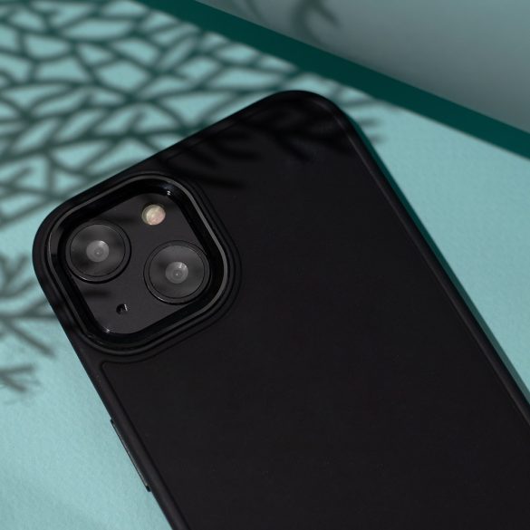 Satin tok iPhone 12/12 Pro - fekete