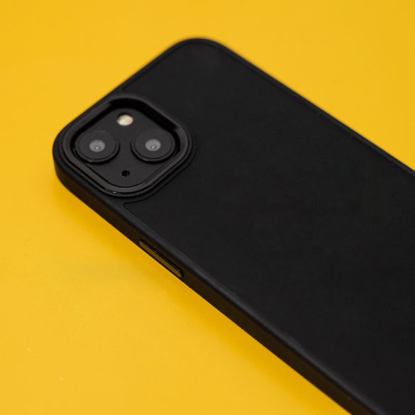 Satin tok iPhone 12/12 Pro - fekete