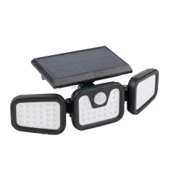   Forever Light napenergiás lámpa LED SUNARI FLS-03 74*SMD PIR 8W 600lm 6000K 2400mAh Li-Ion