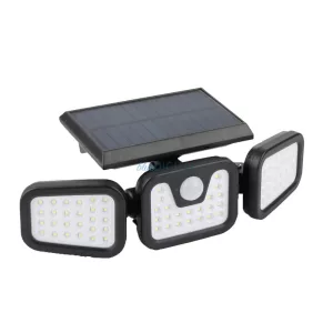 Forever Light napenergiás lámpa LED SUNARI FLS-03 74*SMD PIR 8W 600lm 6000K 2400mAh Li-Ion