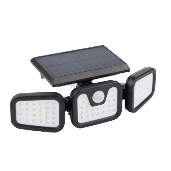 Forever Light napenergiás lámpa LED SUNARI FLS-03 74*SMD PIR 8W 600lm 6000K 2400mAh Li-Ion