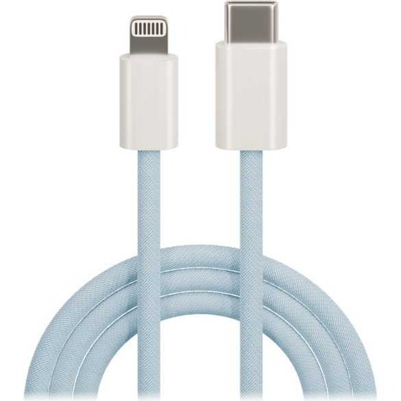 Maxlife MXUC-06 Type-C - Lightning kábel 20W 1m - kék