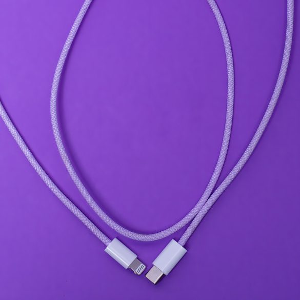 Maxlife MXUC-06 Type-C - Lightning kábel 20W 1m - lila
