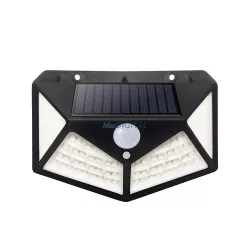   Forever Light napenergiás lámpa LED SUNARI FLS-65 100*SMD PIR 6W 480lm 6000K 1200mAh Li-Ion