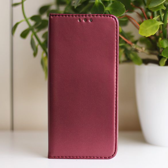 Smart Magnetic könyvtok Samsung Galaxy A34 5G - bordó