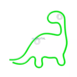 Neon LED DINOZAUR zöld NNE01 Neolia