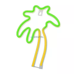 Neon LED PALMA narancs-zöld NNE04 Neolia