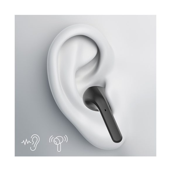 Forever TWE-210 bluetooth fülhallgató ANC - fekete