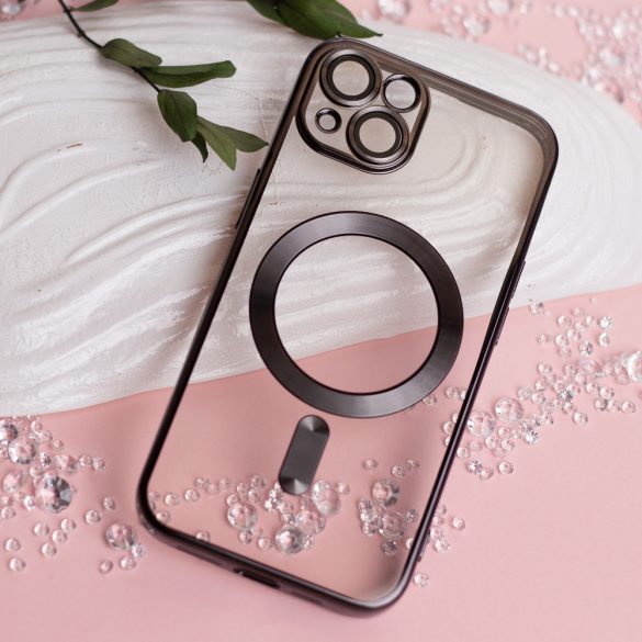 Color Chrome MagSafe-kompatibilis tok iPhone 14 Pro - fekete