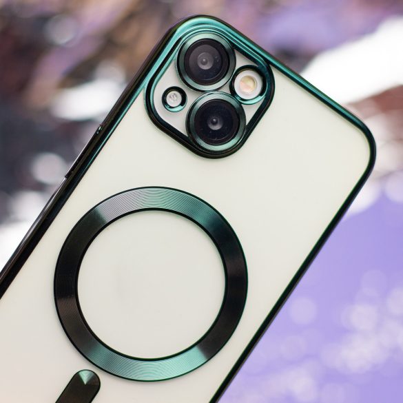 Color Chrome MagSafe-kompatibilis tok iPhone 14 Pro Max - zöld