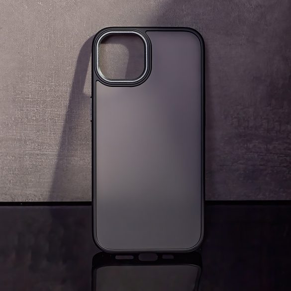 Satin Matt tok iPhone X/XS - fekete