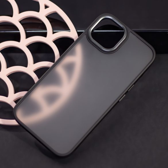 Satin Matt tok iPhone X/XS - fekete