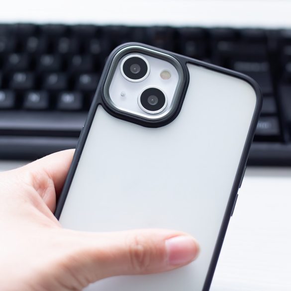 Satin Matt tok iPhone X/XS - fekete
