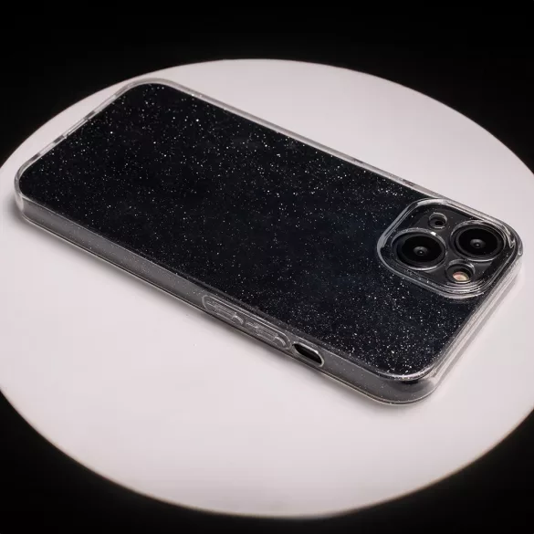 Shine tok Samsung Galaxy A32 4G - átlátszó csillogós