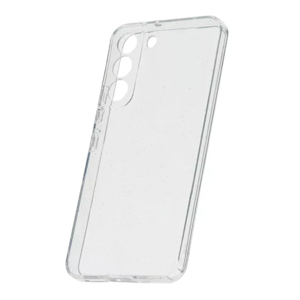 Shine tok Samsung Galaxy S22 - átlátszó csillogós