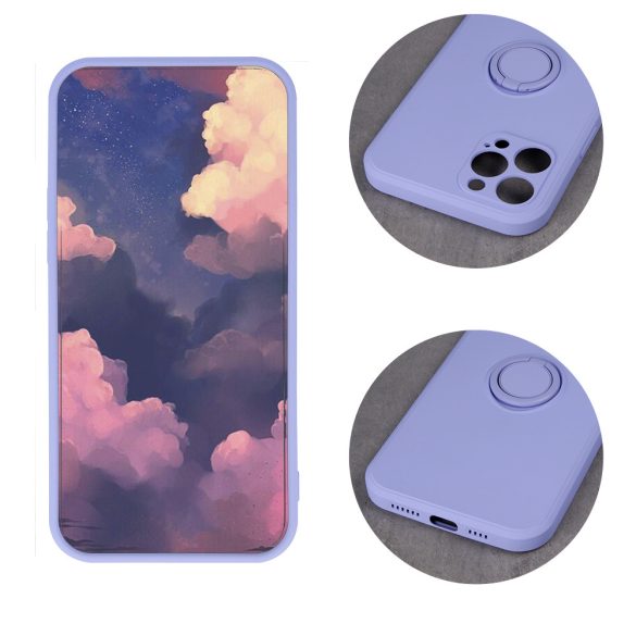 Finger Grip tok Samsung Galaxy S23 Ultra - lila