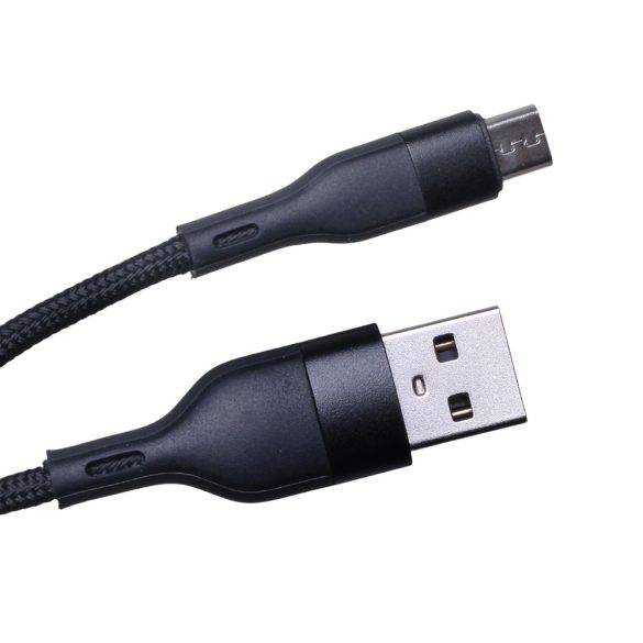 Maxlife MXUC-07 USB-A - microUSB kábel 1m 2.4A - fekete
