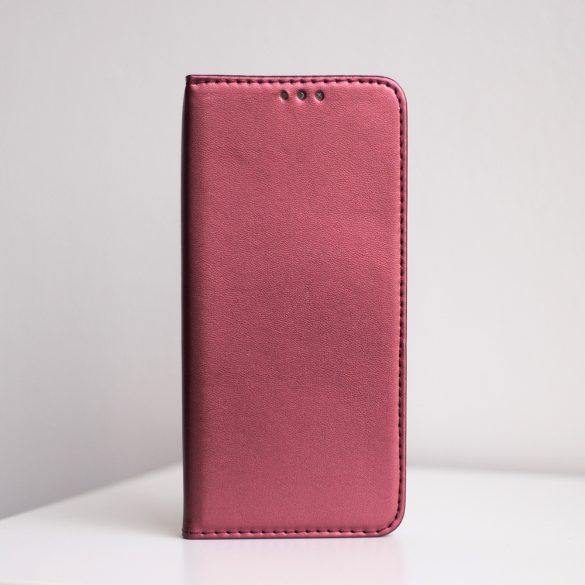 Smart Magnetic könyvtok Motorola Moto E13 - bordó