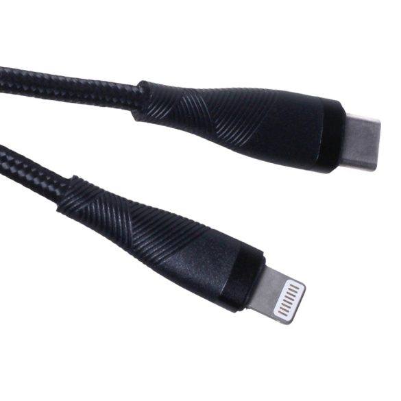 Maxlife MXUC-08 Type-C - Lightning kábel 27W 1m - fekete