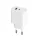 Maxlife MXTC-06 hálózati töltő 1xUSB-A és 1xUSB-C csatlakozással PD QC 30W - fehér