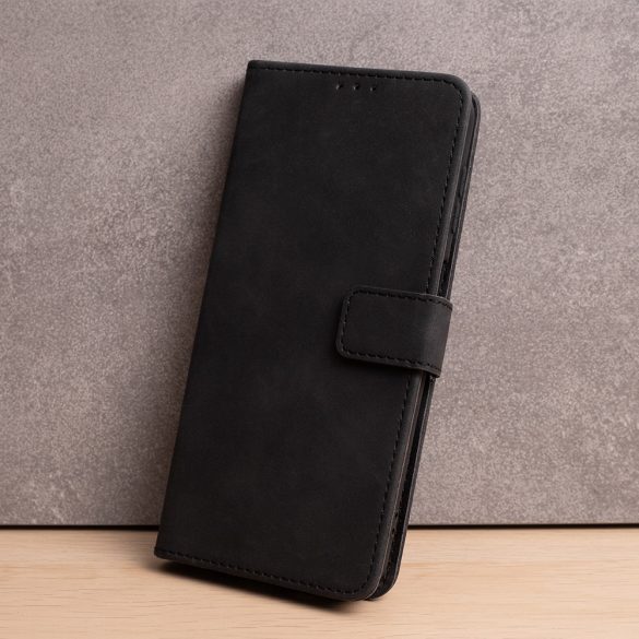 Smart Velvet könyvtok Motorola Moto G13 4G/G23 4G - fekete