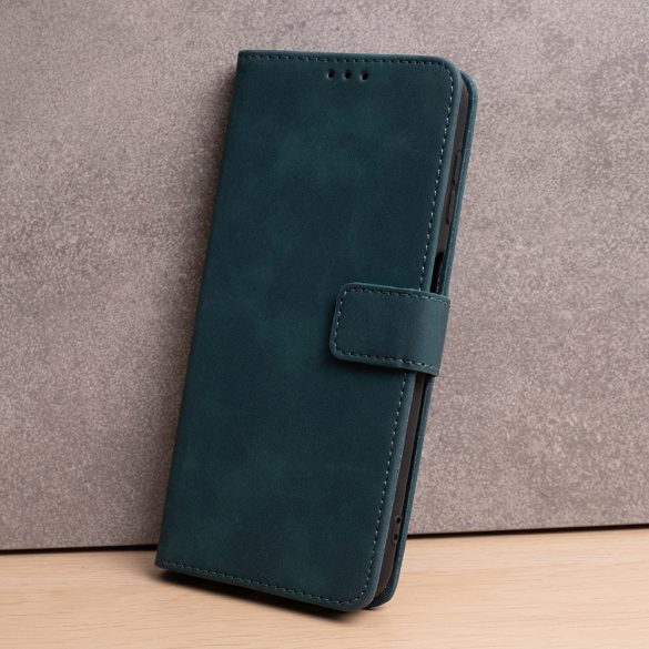 Smart Velvet könyvtok Motorola Moto G13 4G/G23 4G - sötétzöld