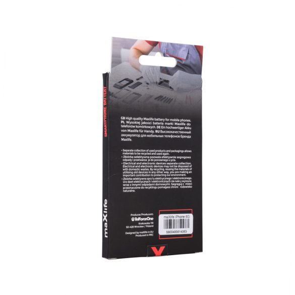 Maxlife akkumulátor iPhone 13 3227mAh BMS flex nélkül