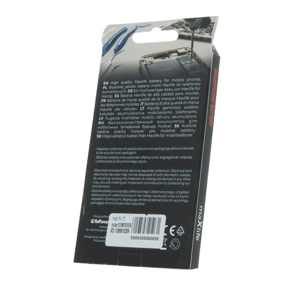 Maxlife akkumulátor iPhone 13 3227mAh BMS flex nélkül