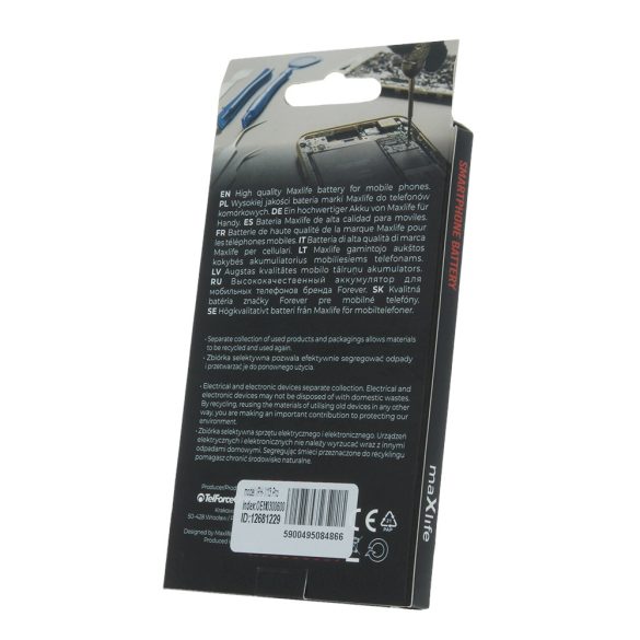 Maxlife akkumulátor iPhone 13 Pro 3095mAh BMS nélkül