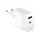 Forever TC-06-20AC hálózati töltő 1xUSB-A és 1xUSB-C csatlakozással PD QC 20W - fehér