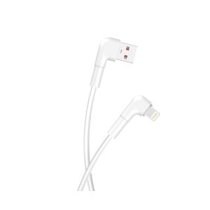 Maxlife MXUC-09 USB-A - Lightning kábel 2.4A 1m - fehér