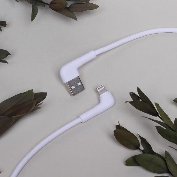 Maxlife MXUC-09 USB-A - Lightning kábel 2.4A 1m - fehér