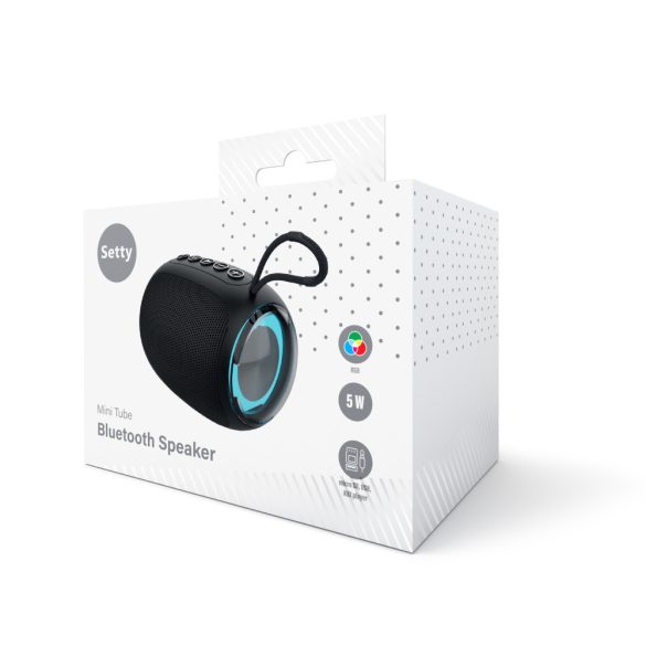 Setty GB-800 hangszóró mini tubus RGB - fekete