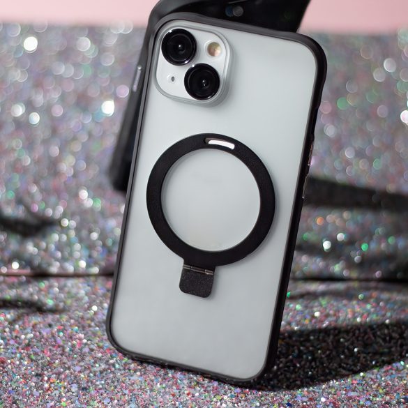 Mag Ring MagSafe-kompatibilis tok iPhone 14 Pro - fekete