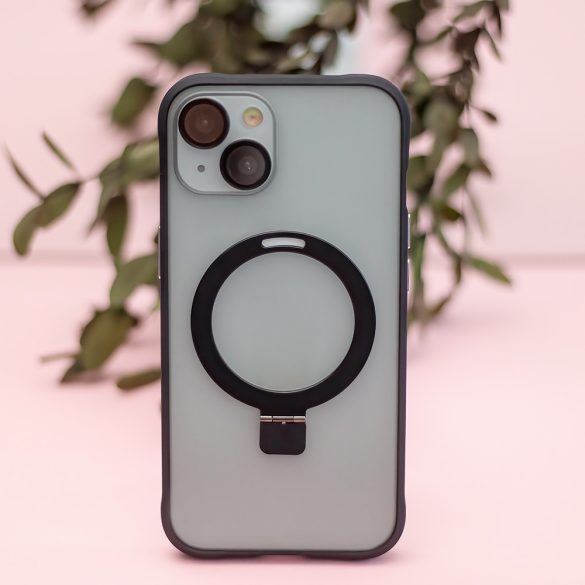 Mag Ring MagSafe-kompatibilis tok iPhone 14 Pro - fekete