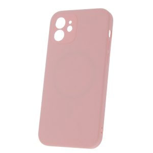 Mag Invisible MagSafe-kompatibilis tok iPhone 12 - pasztel rózsaszín