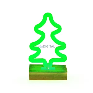 Neon Wood Stand LED CHOINKA zöld FLNW03 Forever Light